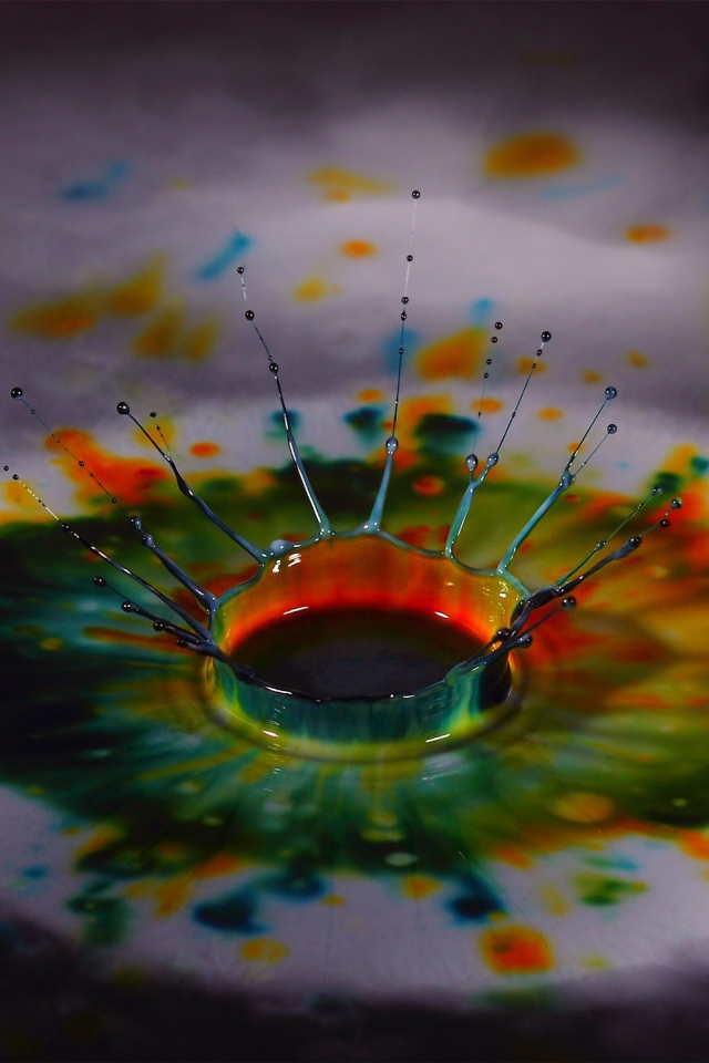 Разноцветные брызги