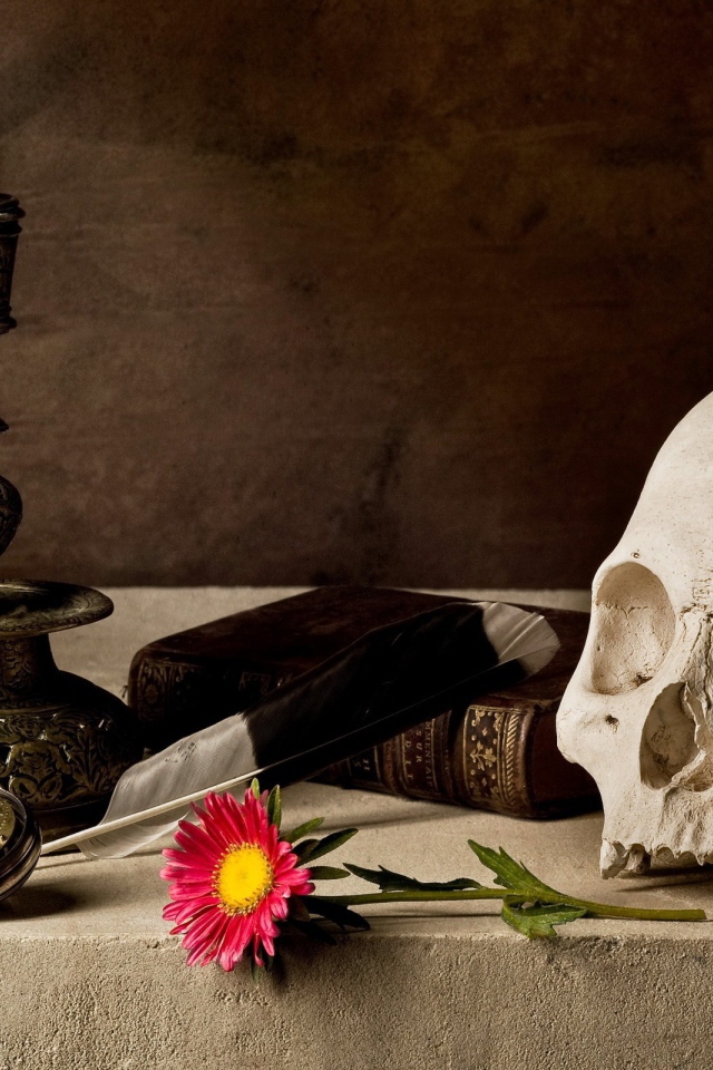 Композиция с черепом