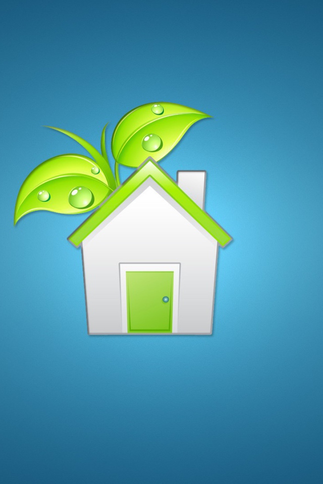 Логотип эко домика