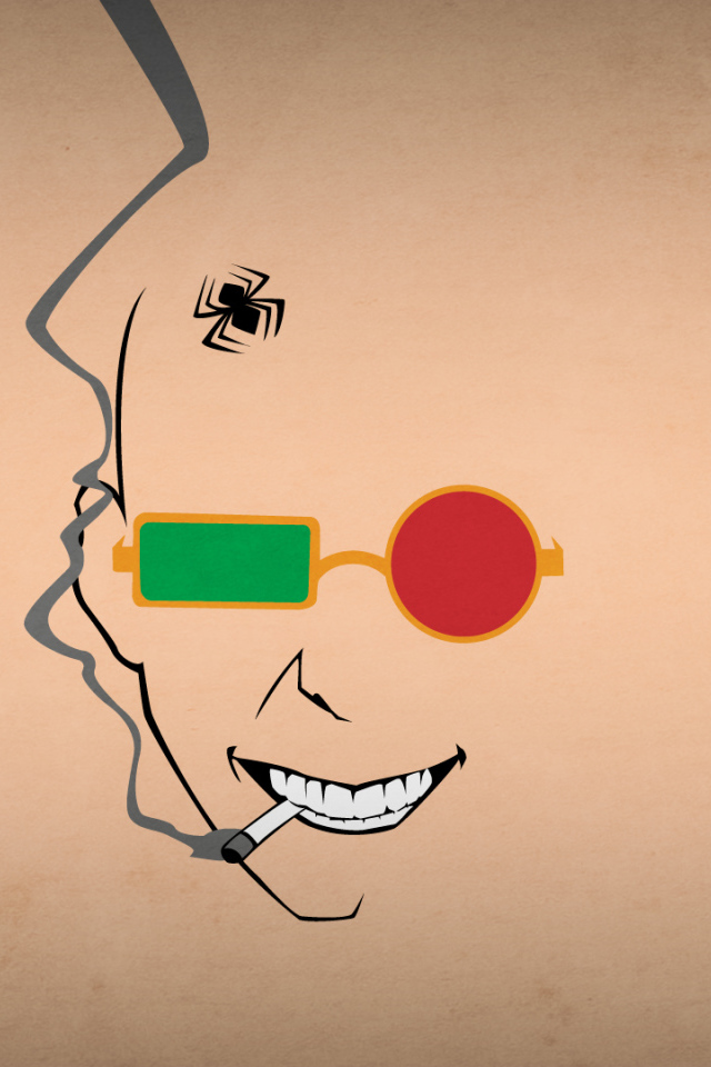 Лицо в очках