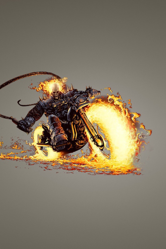 Oгненный мотоцикл