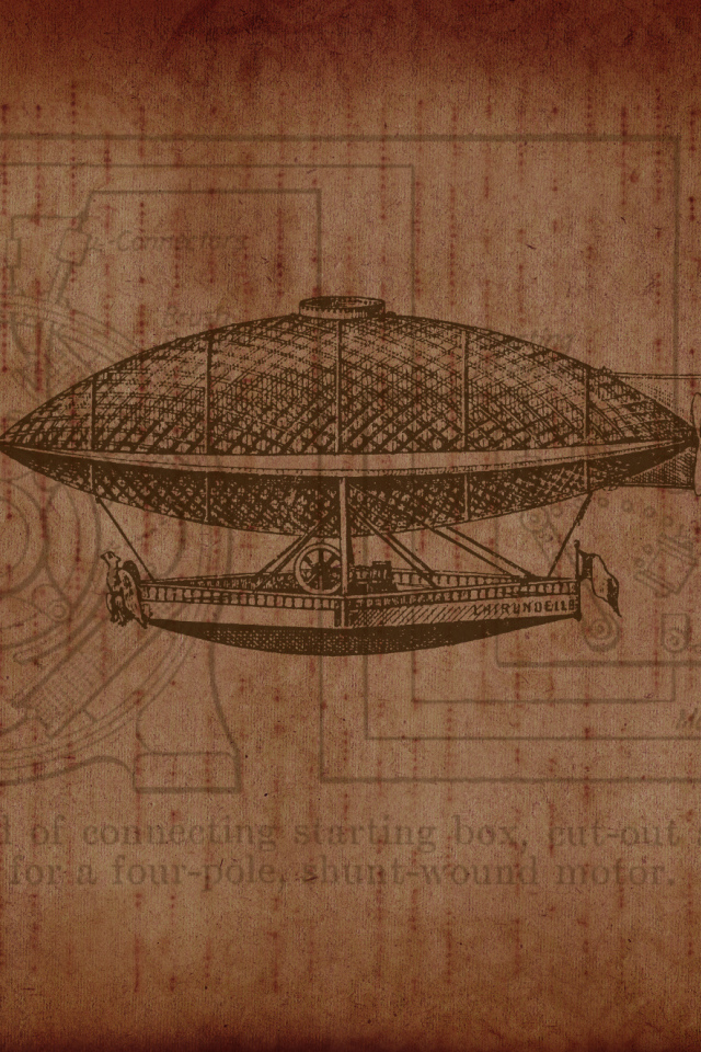 Рисунок Да Винчи стимпанк