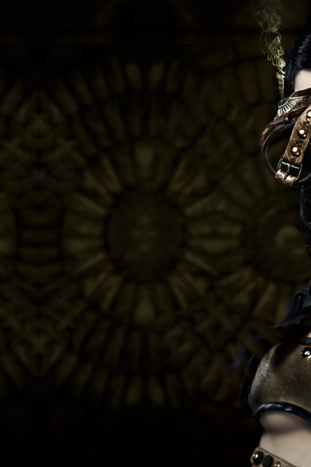 Девушка в очках стимпанк