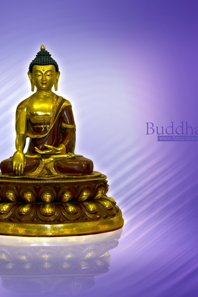 Золотая фигурка Будды