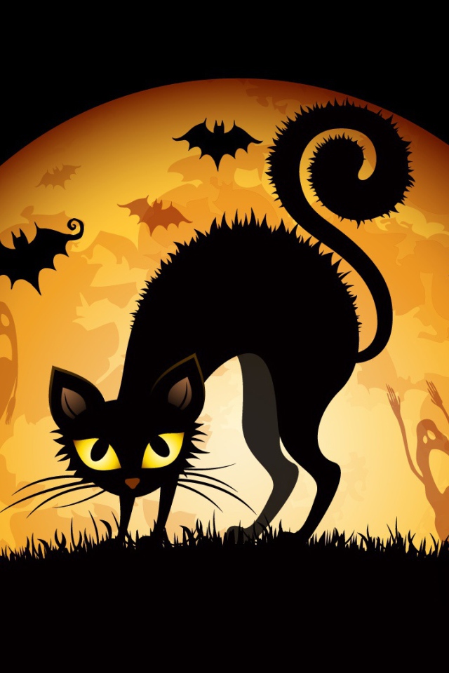 Хеллоуинский кот