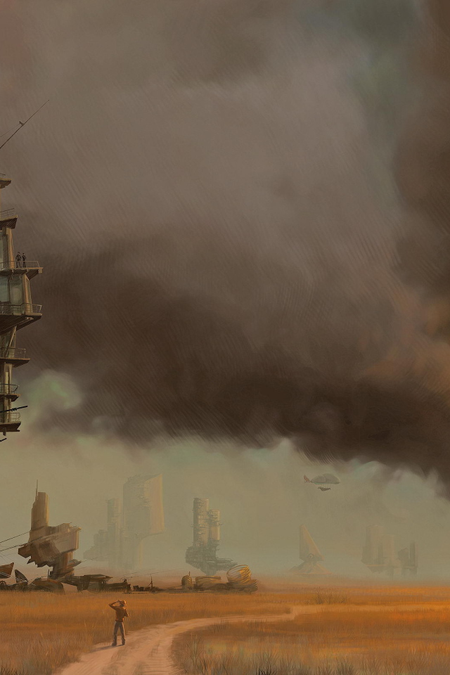 Дом в пустыне стимпанк