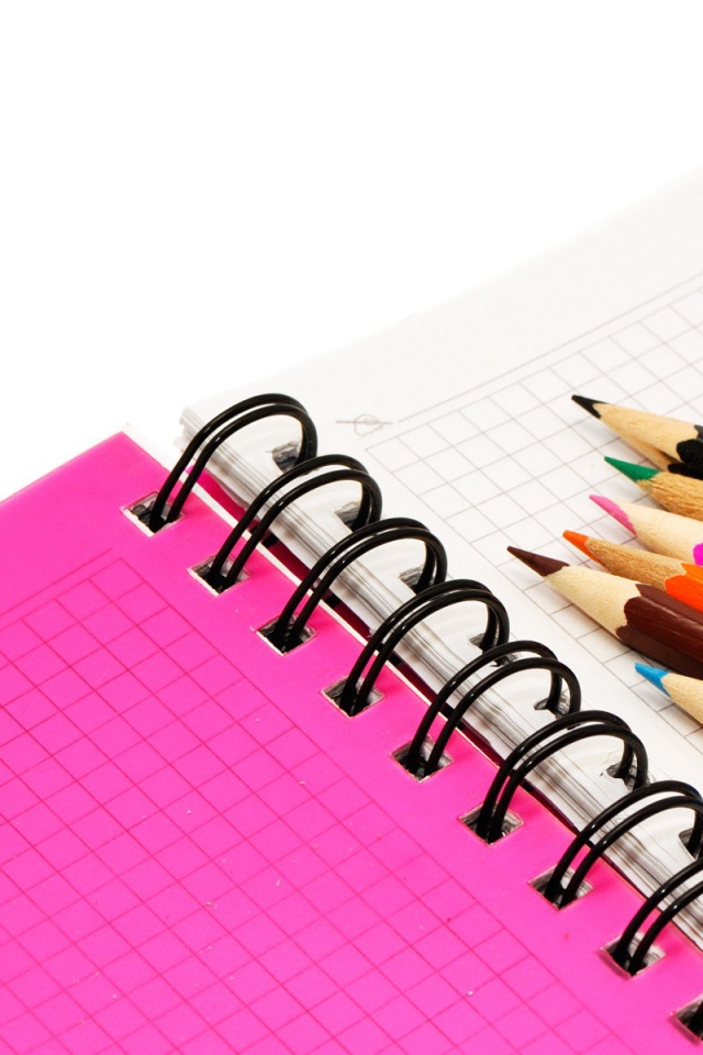 Карандаши на тетради