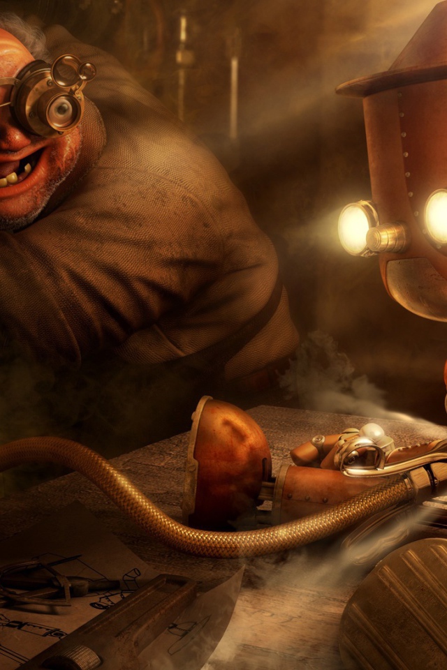 Буратино в стиле стимпанк