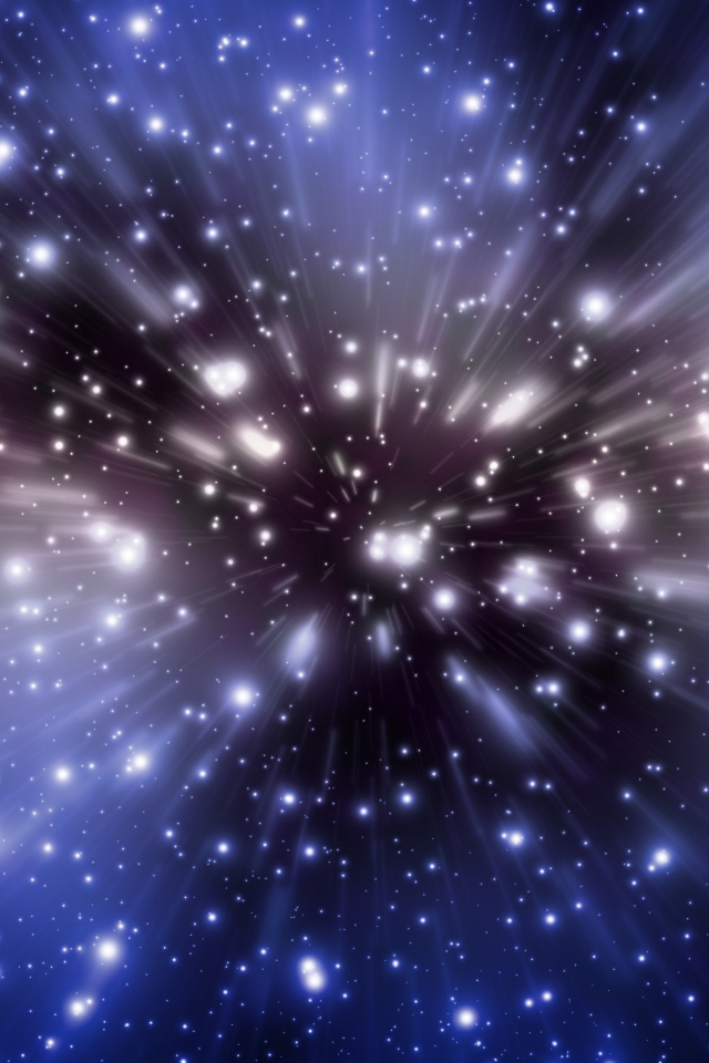 Светящиеся точки в движении