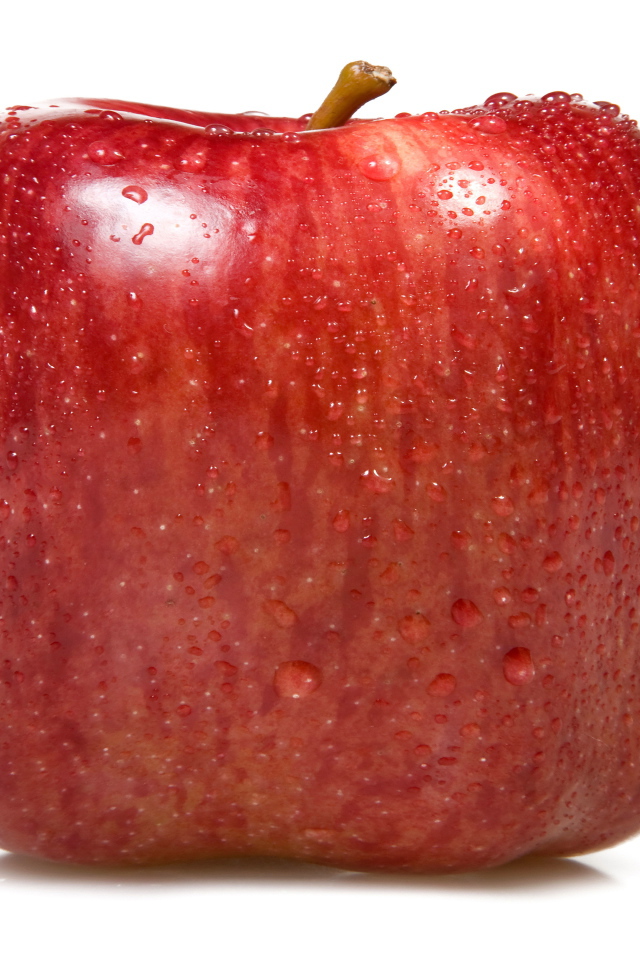 Красное квадратное яблоко