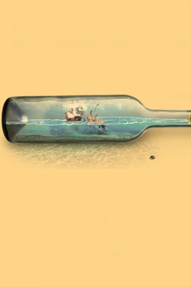 Корабль в стекляной бутылке