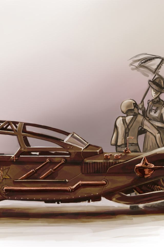 Облик автомобиля стимпанк