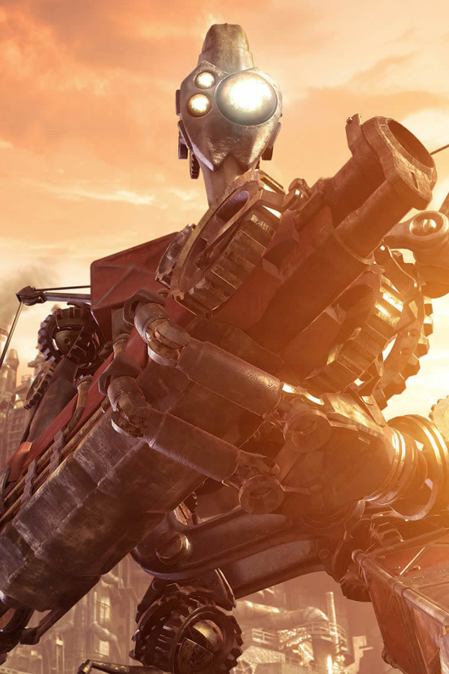 Робот будущего стимпанк