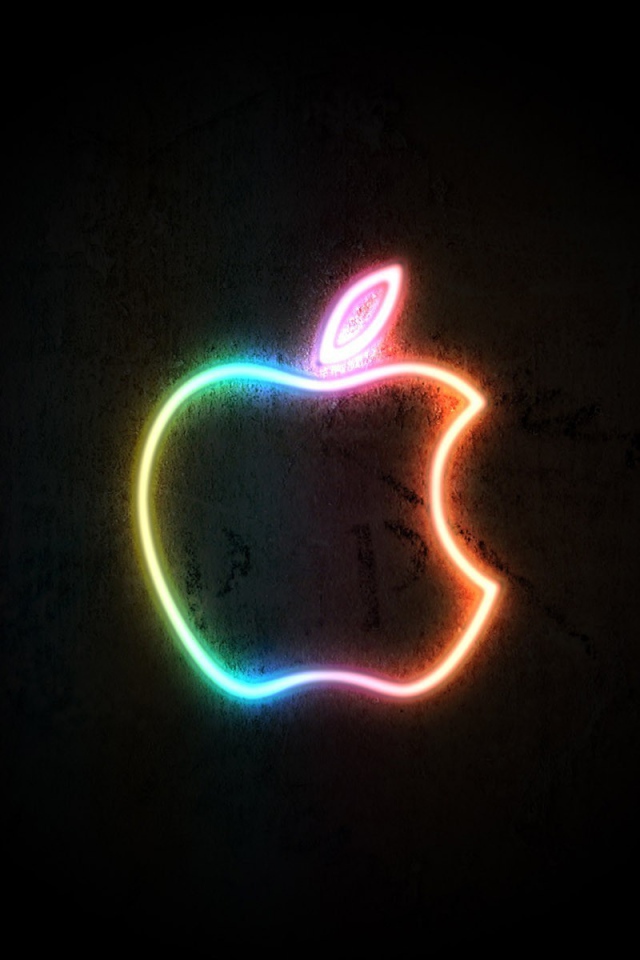 Неоновое яблоко