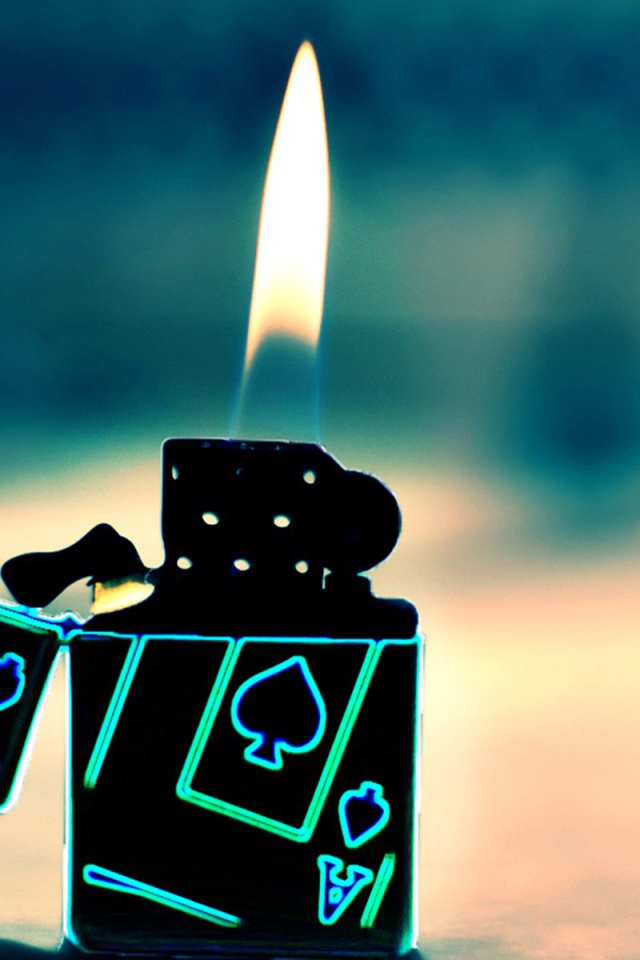 Пламя зажигалки