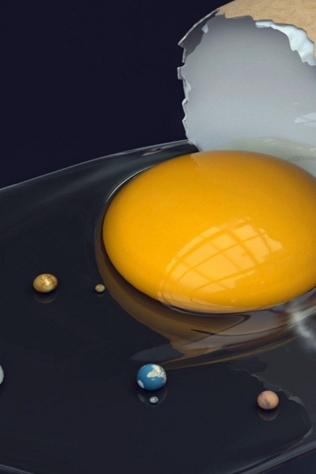 Солнечная система в яйце