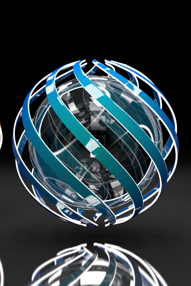 Три прозрачных сферы