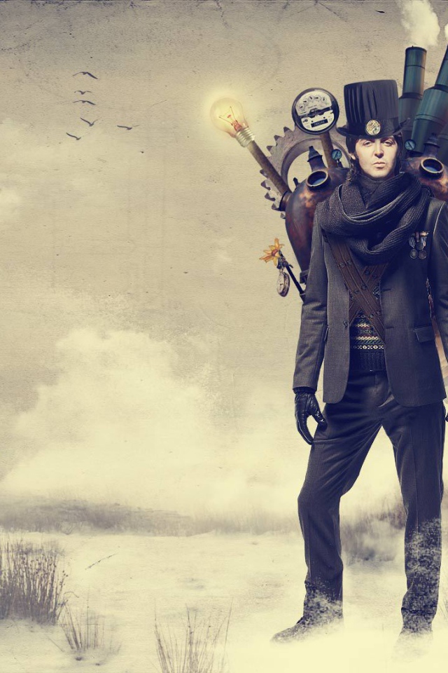 Путешественник в стиле стимпанк