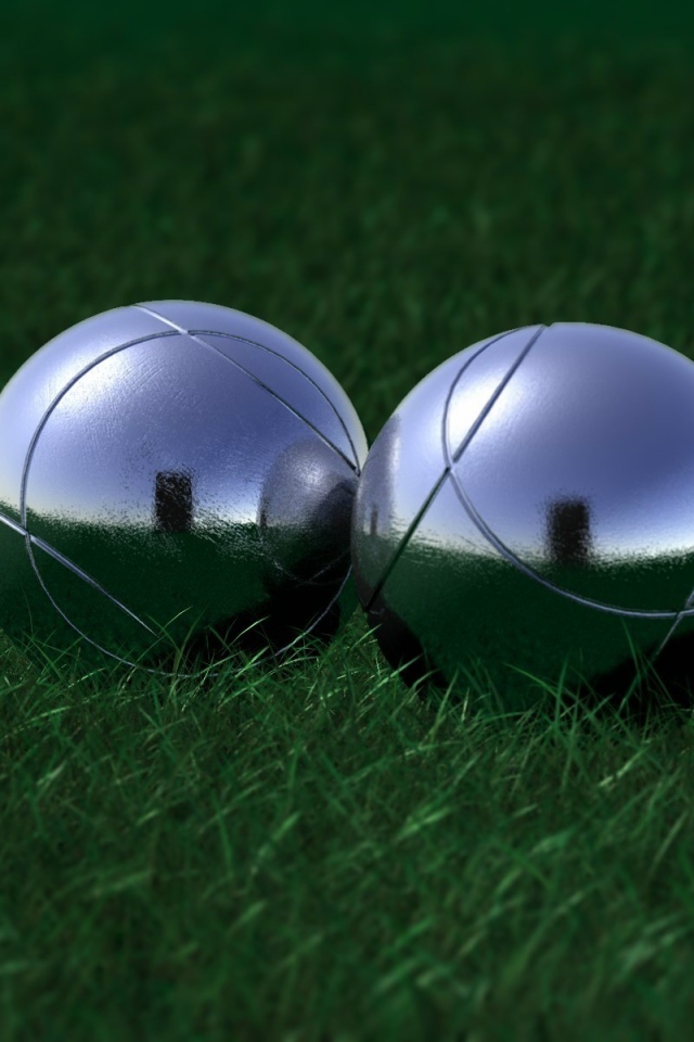 Два блестящих шара