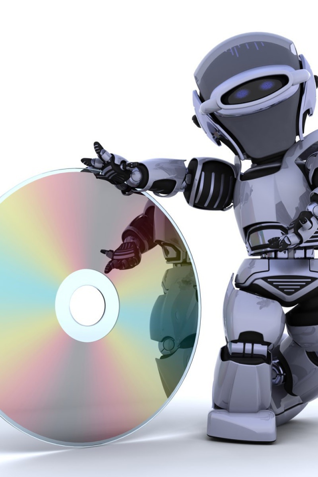 Робот с Компакт диском