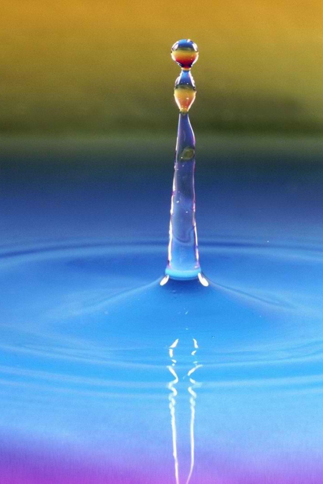 Падение капли в воду