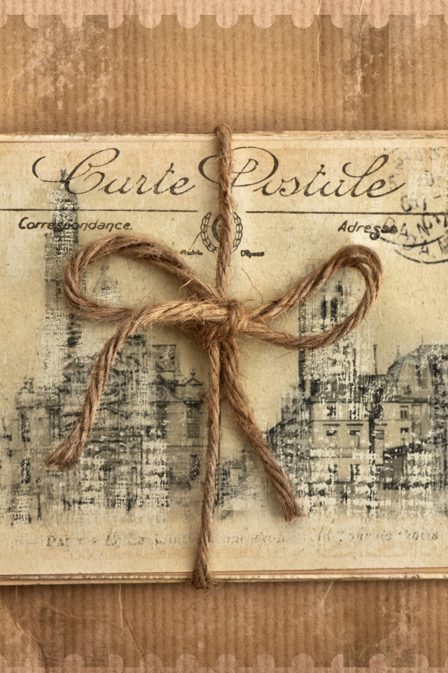 Письмо перевязанное веревкой