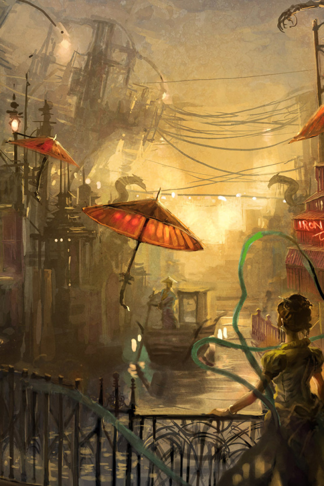 Технологии убивают город стимпанк