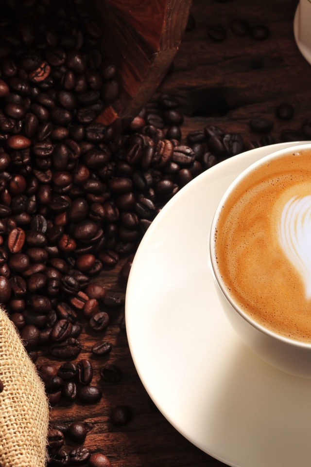 Чашка кофе с сердцем