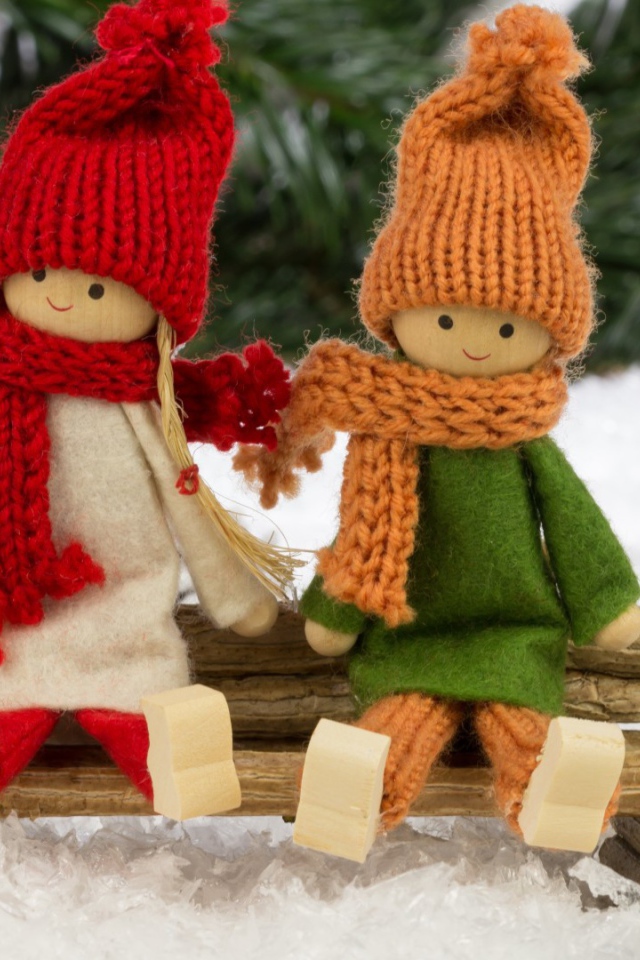 Куклы зимнего леса