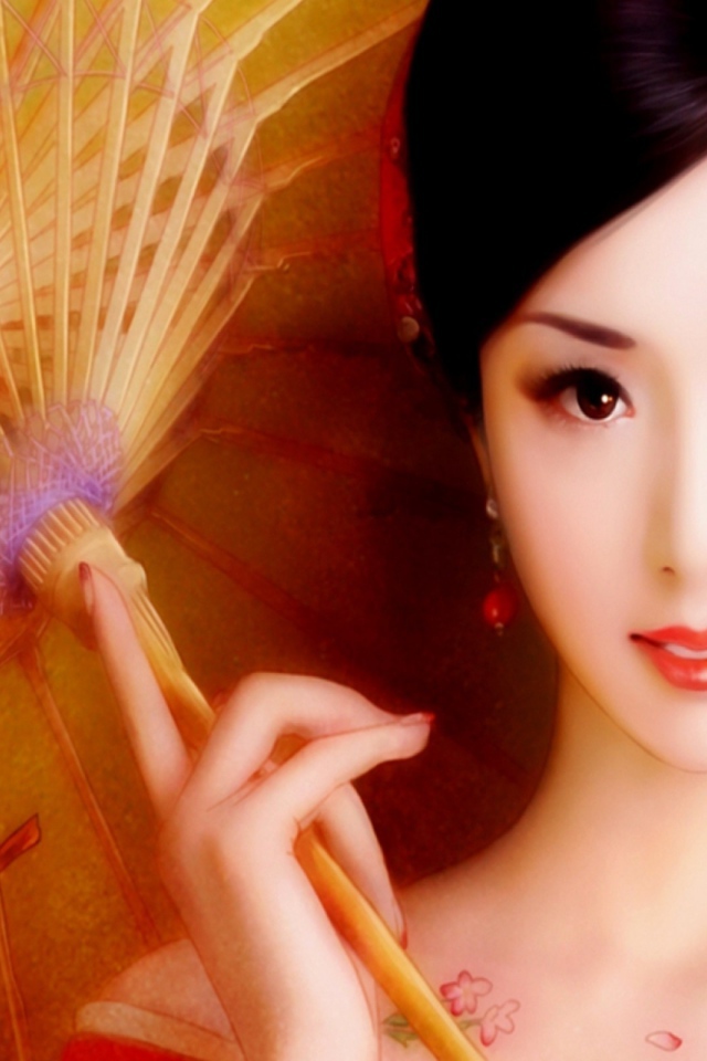 Портрет Японской девушки