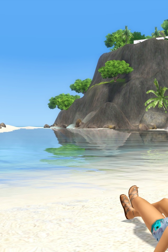 Женщина на пляже