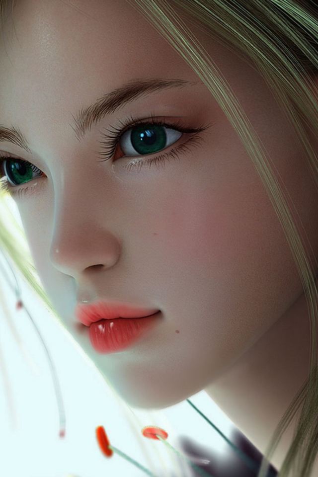 Картина портрет девушки