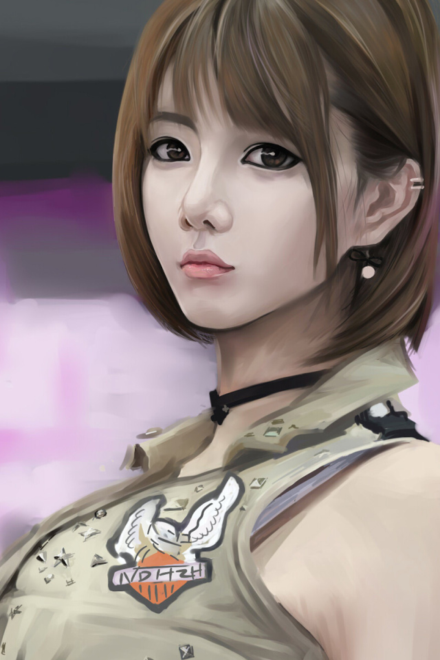 Портрет азиатки