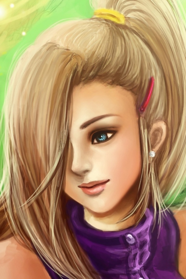 Портрет блондинки