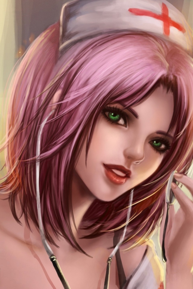 Портрет девушки доктора