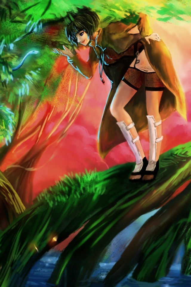 Девочка на дереве