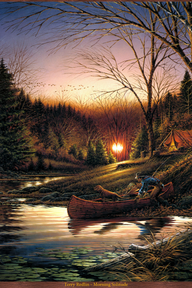 Осеннее утро на реке