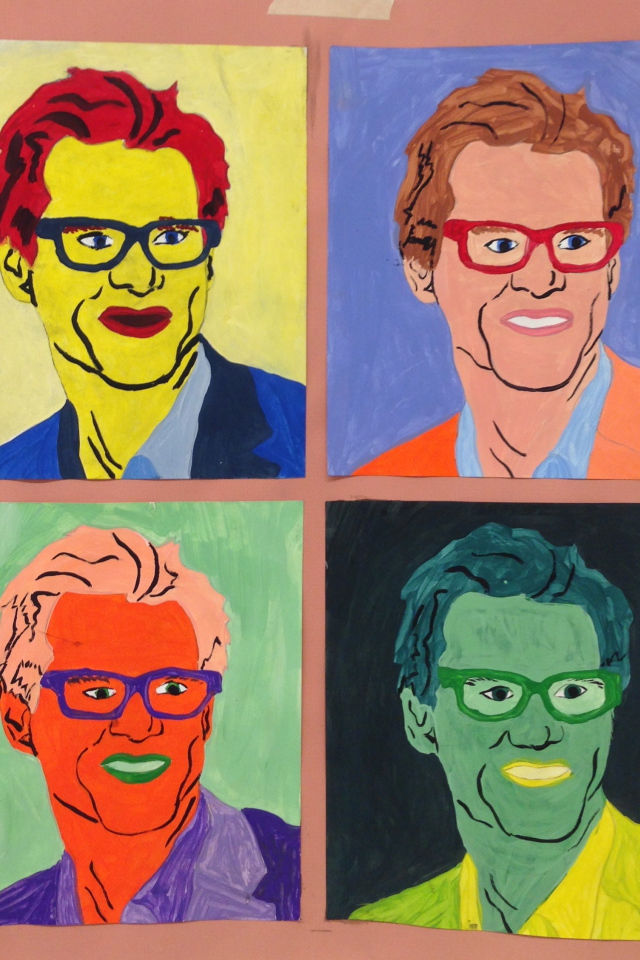 Знаменитая картина Энди Уорхола Джим Керри