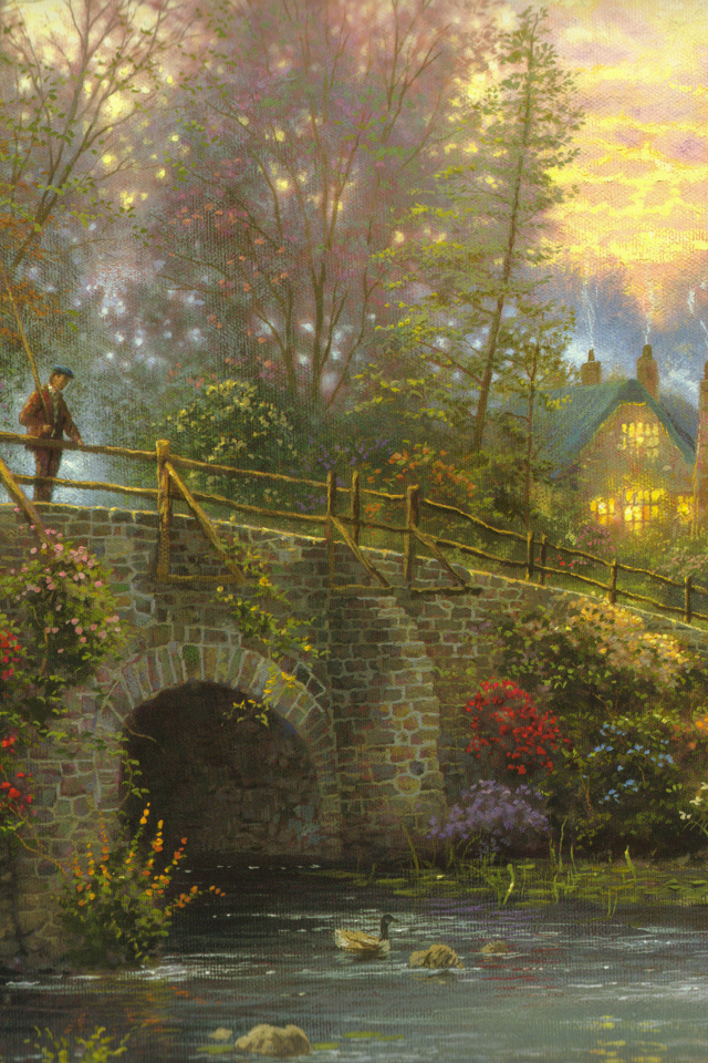 Человек на мосту