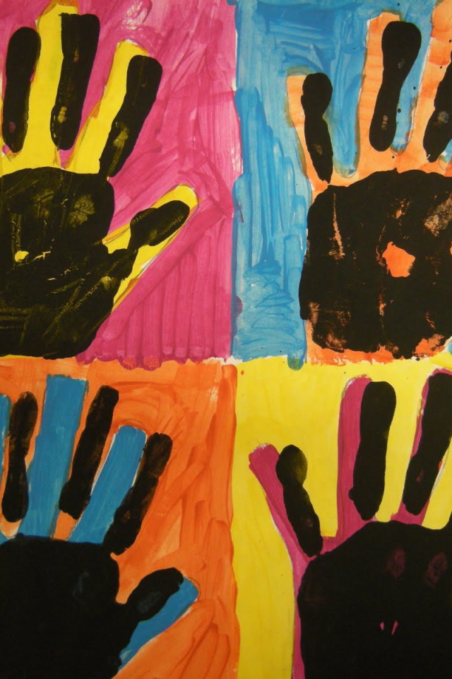 Картина Энди Уорхола Руки