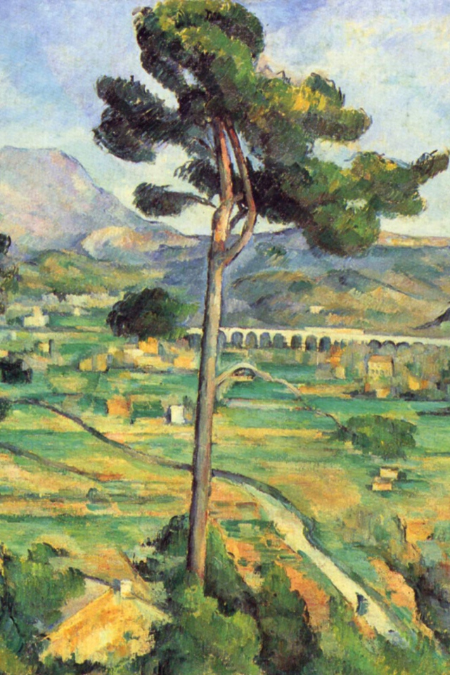 Картина Сезанна - Пейзаж