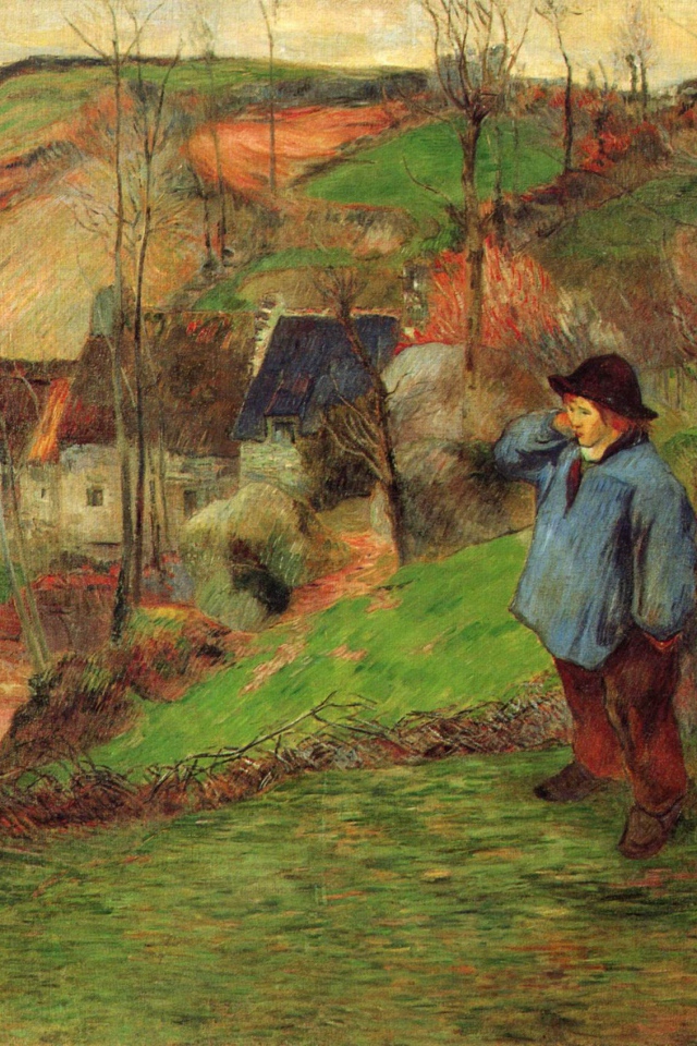 Картина Сезанна - Маленький мальчик