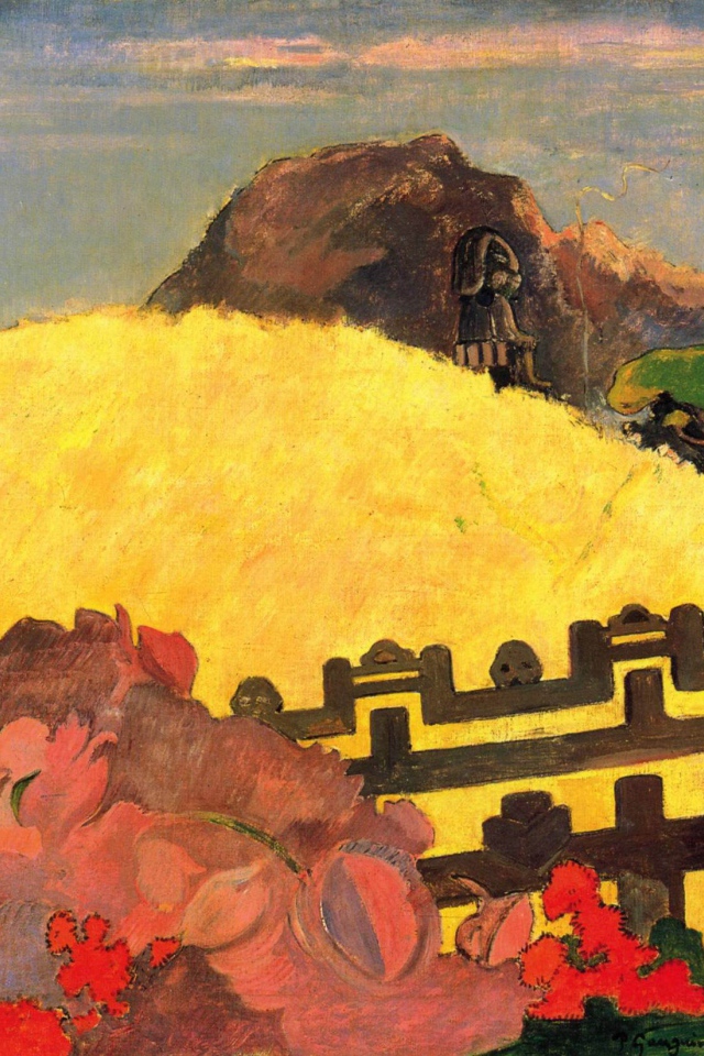 Картина Сезанна - золотой холм