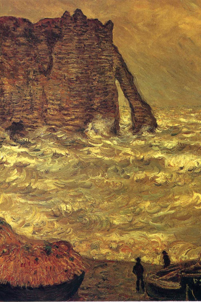 Картина Клода Моне - океан