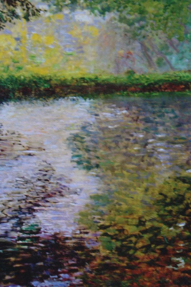 Картина Клода Моне - родникового озера