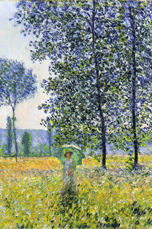 Картина Клода Моне - Солнечный свет