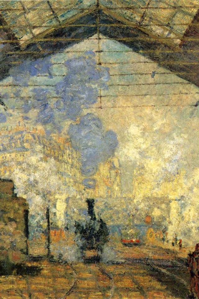 Картина Клода Моне - Железнодорожная станция