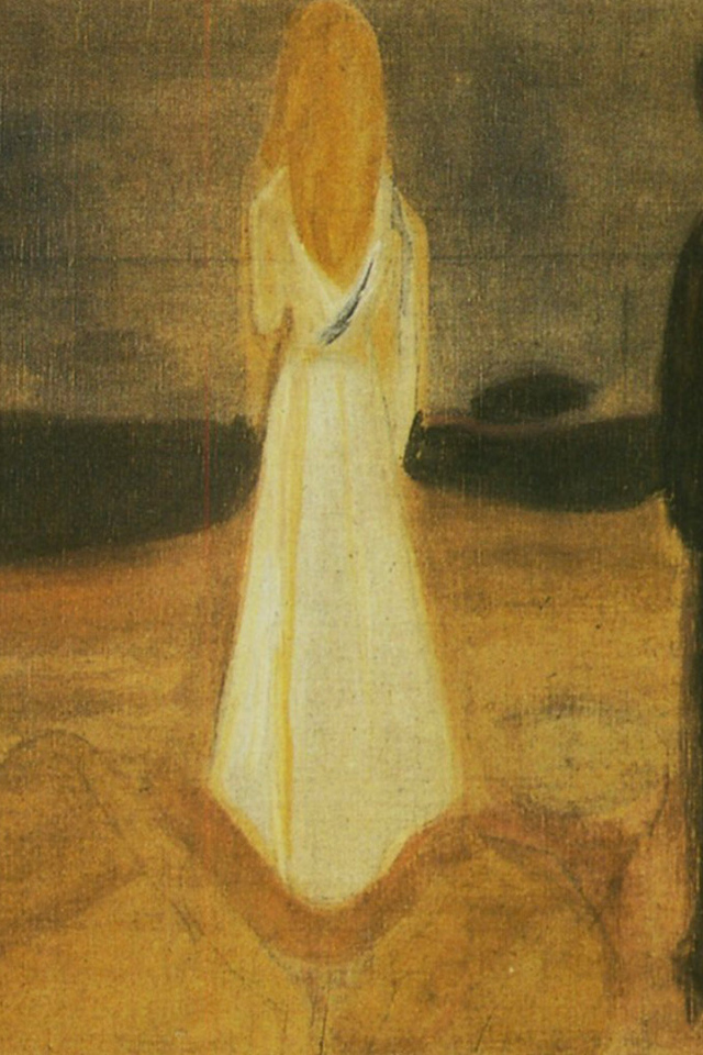 Картина Эдварда Мунка - Темный закат