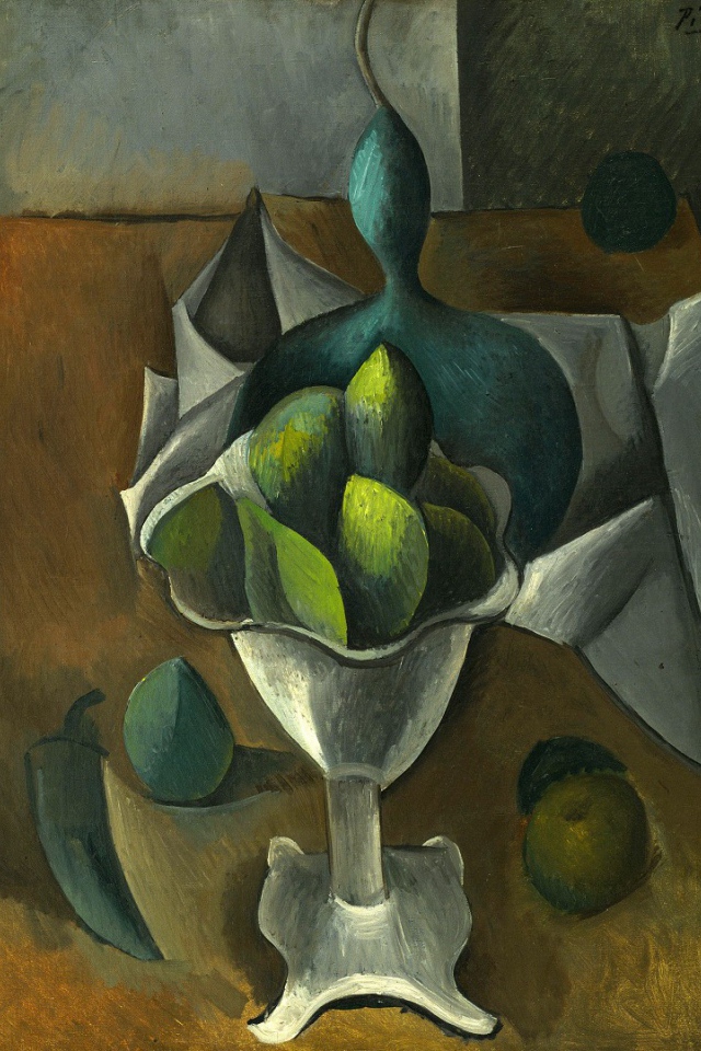 Картина Эдварда Мунка - Блюдо фруктов