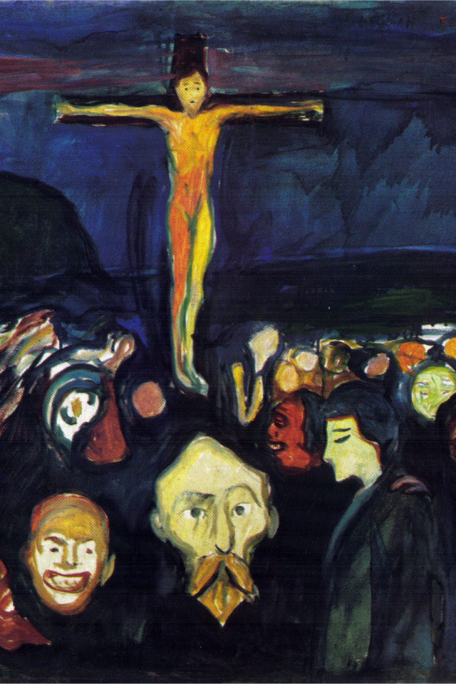 Картина Эдварда Мунка - Голгофа